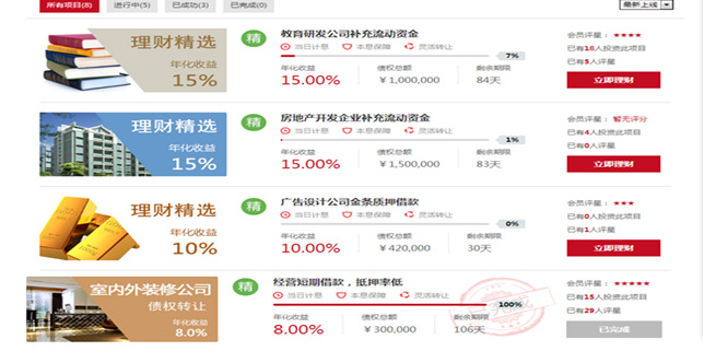 p2p网站理财(p2p理财官方网站)