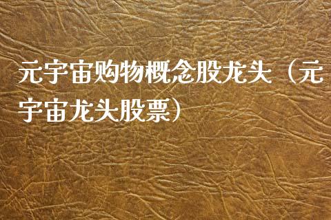 元宇宙十大龙头股(元宇宙十大龙头股股票代码)